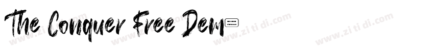 The Conquer Free Dem字体转换